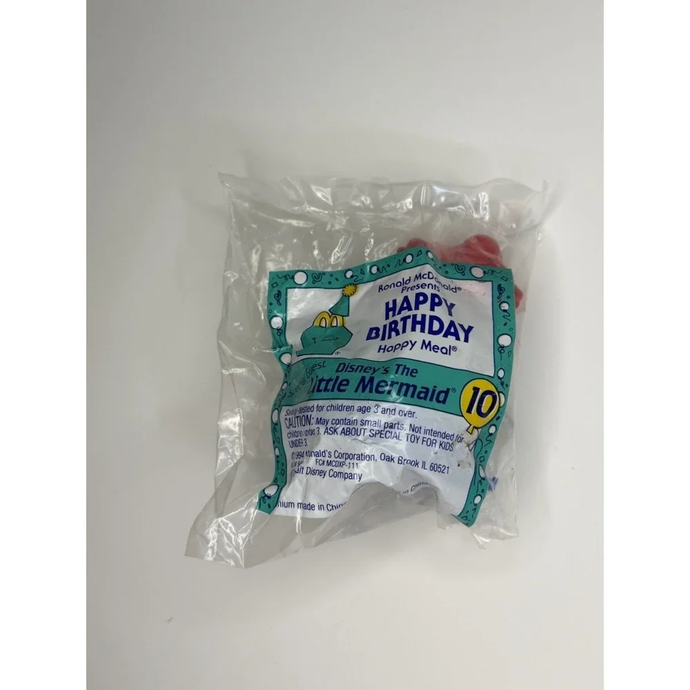 1994 McDonald's Happy Birthday Little Mermaid Happy Meal Train Car #10